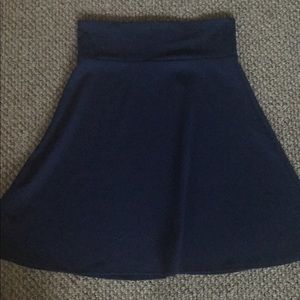 Lularoe Azure Skirt XL Navy Blue